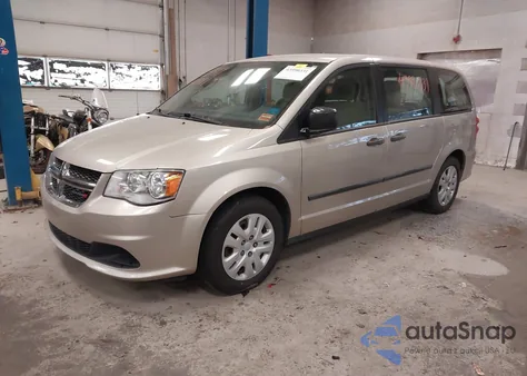 2016 Dodge Grand Caravan American Value Pkg из США, поврежденный, VIN 2C4RDGBG7GR236840